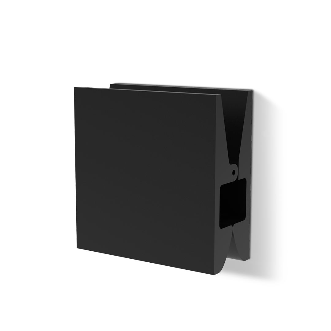 Decor Walther Classic Pinch Wandhaken Chrom Square Medium Aluminium