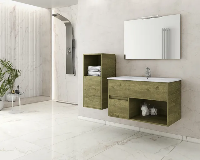 DROP Martinidis SORRENTO 85 Badmöbel Natural 85 cm