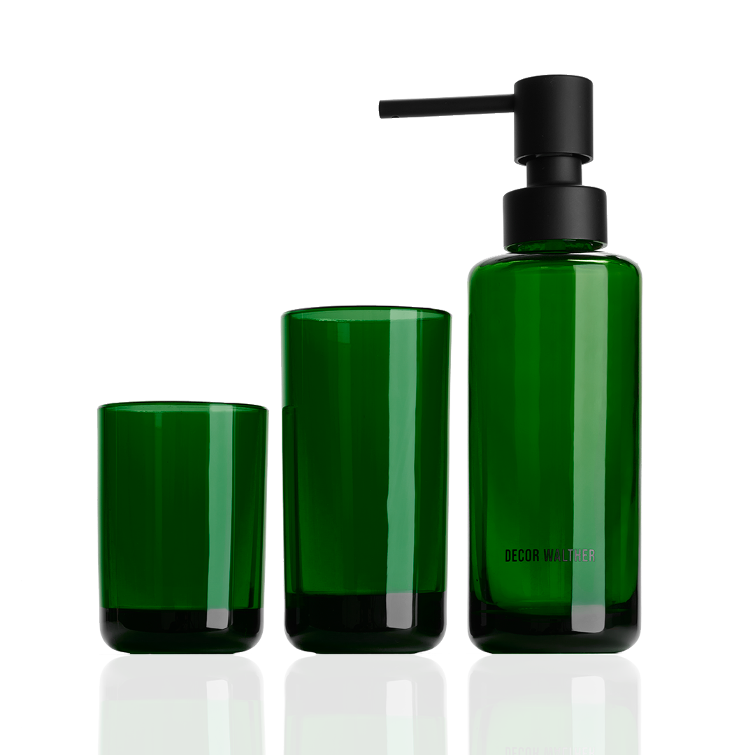 Decor Walther Classic Pop Up Seifenspender Grün Glas