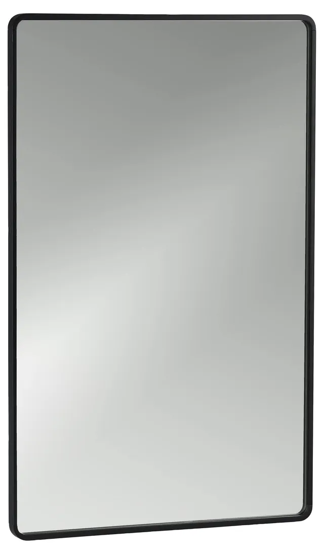 Zone Denmark Rim Wandspiegel 70x44 cm Schwarz Badspiegel