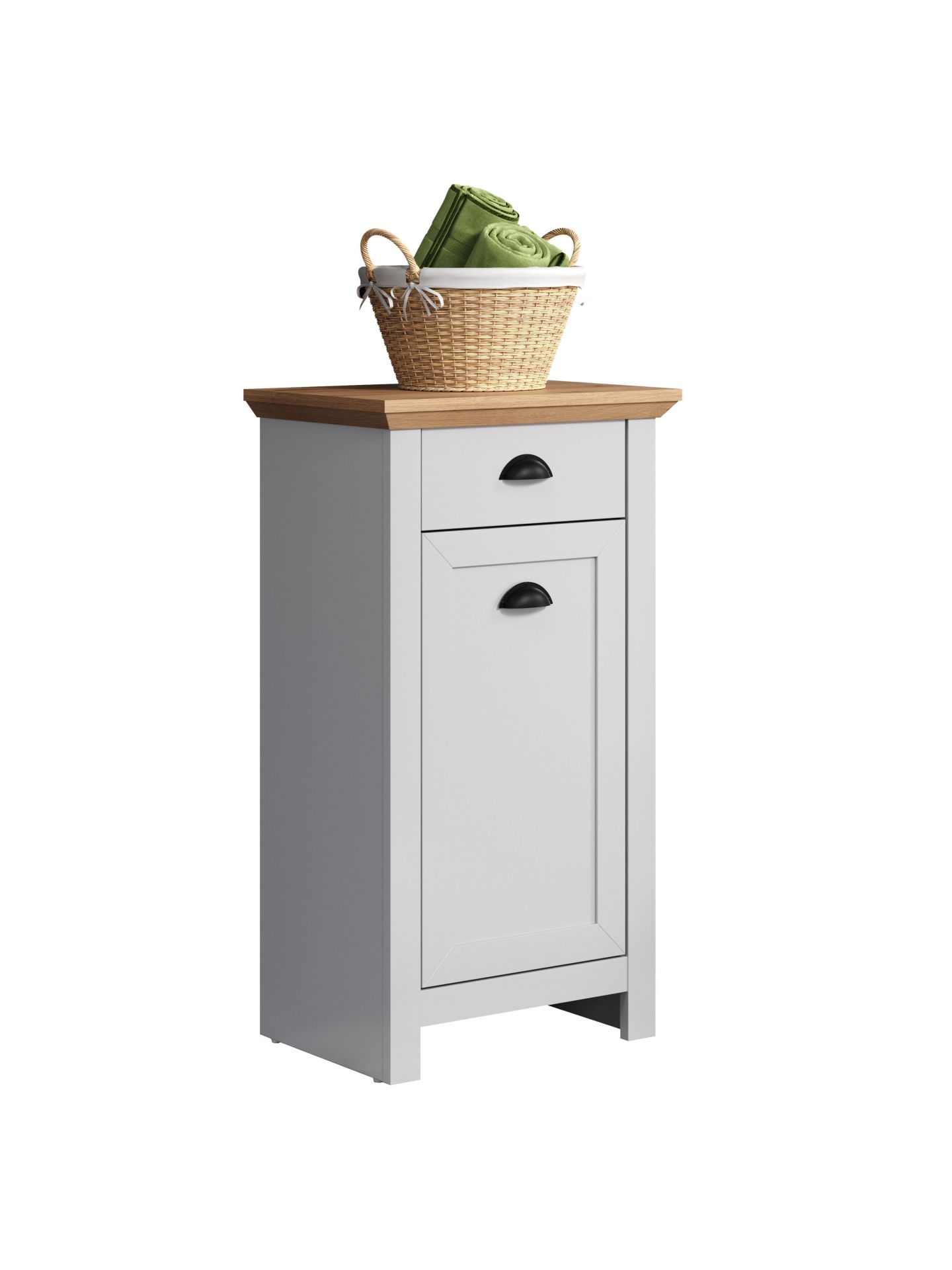 trendteam Landside Standschrank lichtgrau Artisan Oak
