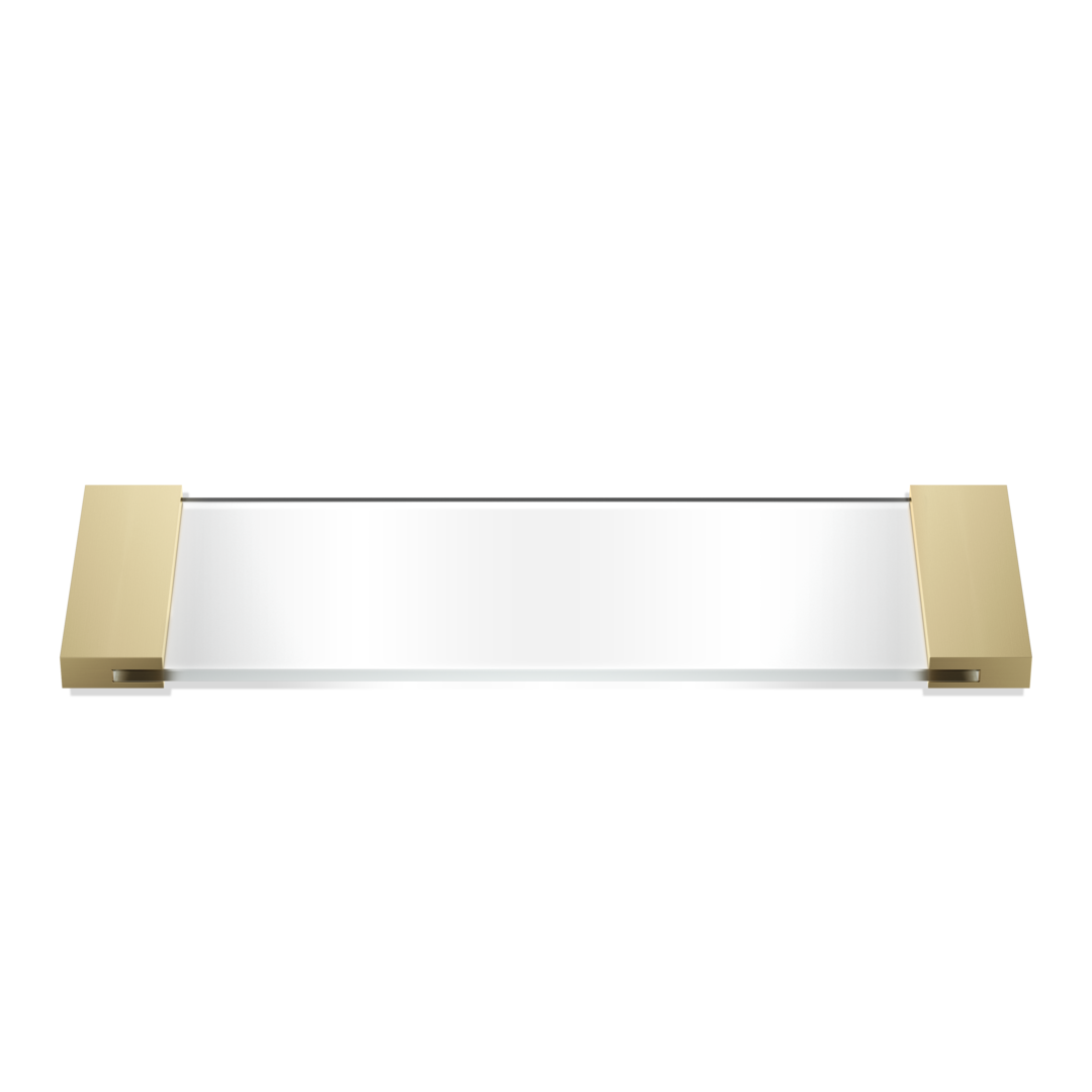 Decor Walther Classic TAB 34 Tablett Klarglas 34 cm Chrom