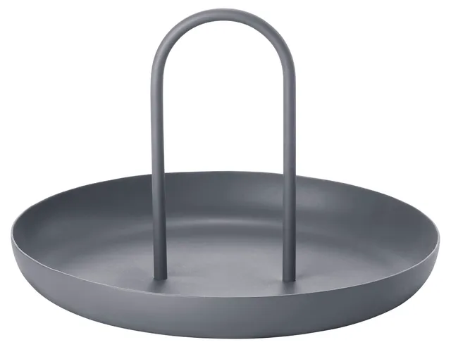 Zone Denmark Singles Tablett Rund 20cm Cool Grey Metall