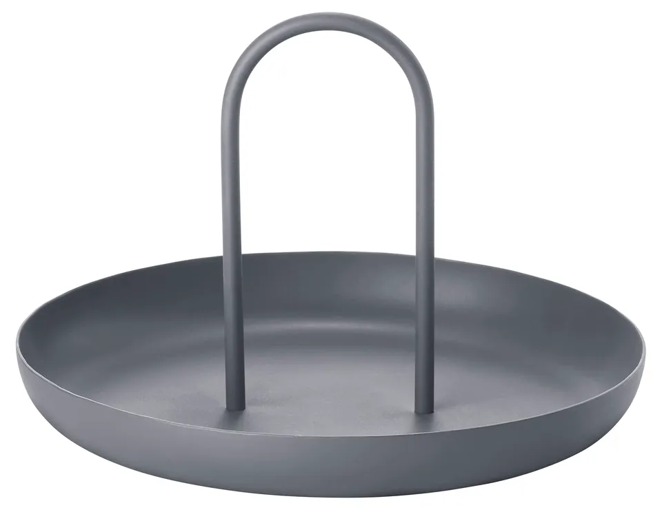Zone Denmark Singles Tablett Rund 20cm Cool Grey Metall