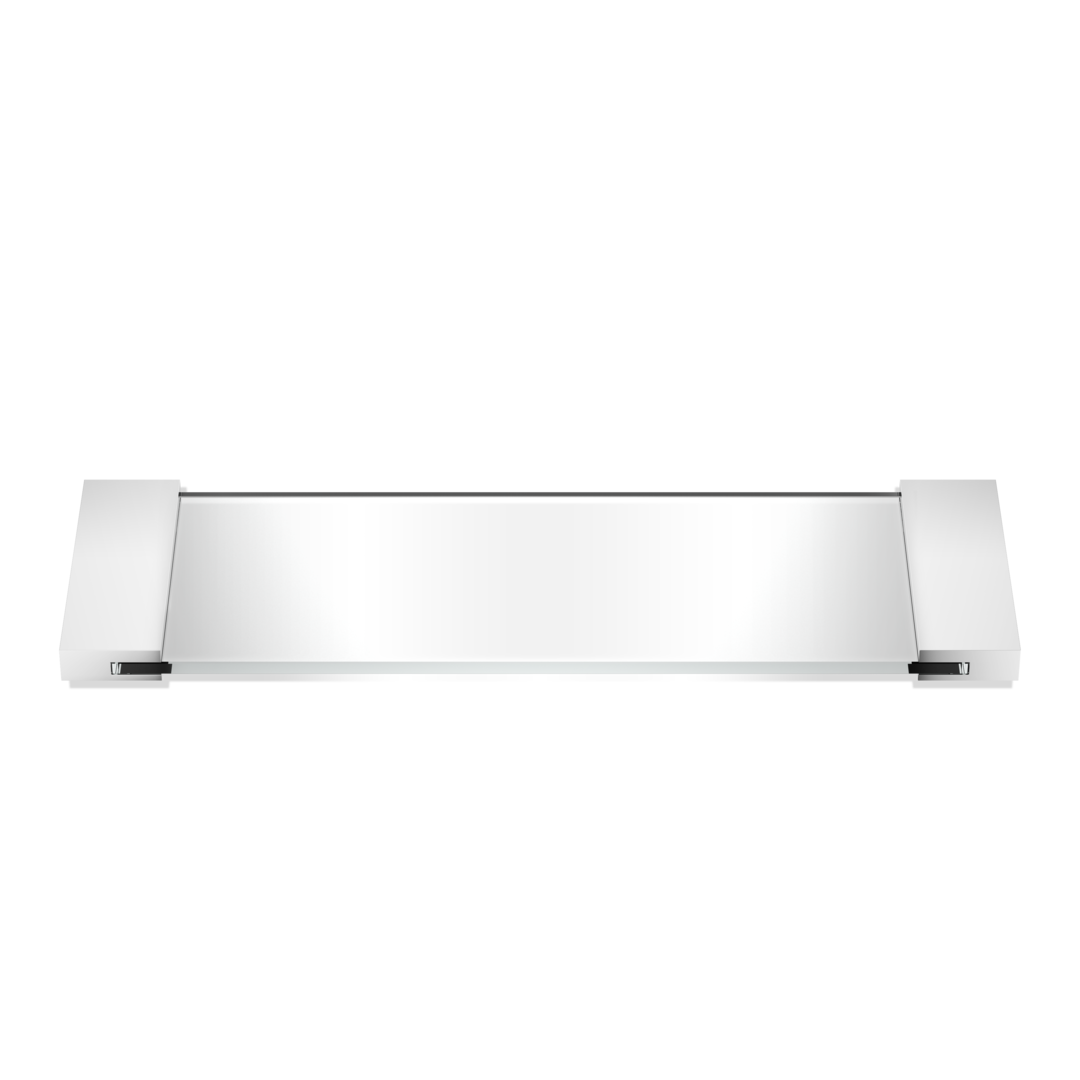 Decor Walther Classic TAB 34 Tablett Klarglas 34 cm Chrom