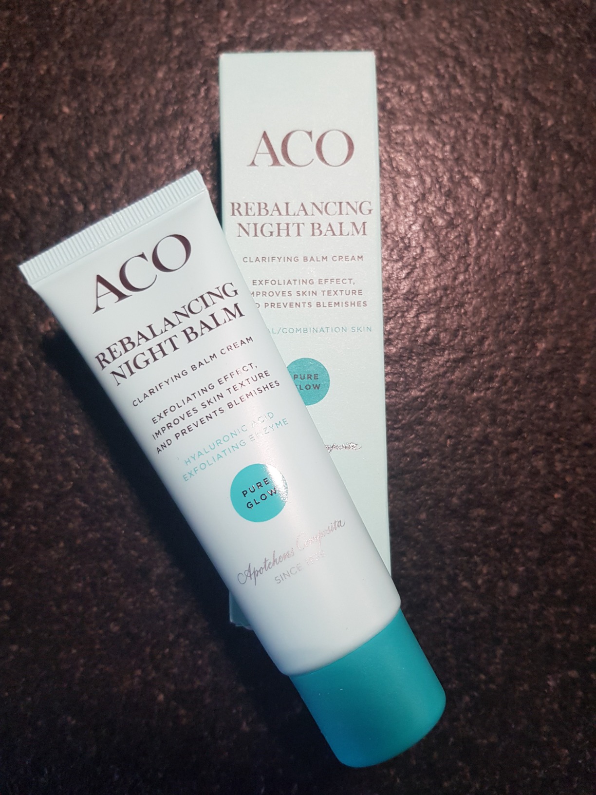 ACO Pure Glow Night Balm Nachtcreme 50 ml Mischhaut