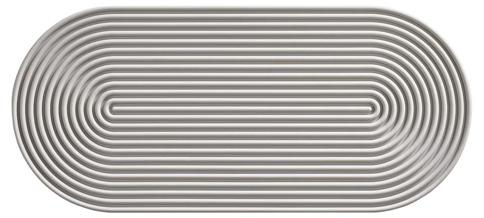 Zone Denmark Rocks Barmatte 34x15 Rutschfest Warmes Grau