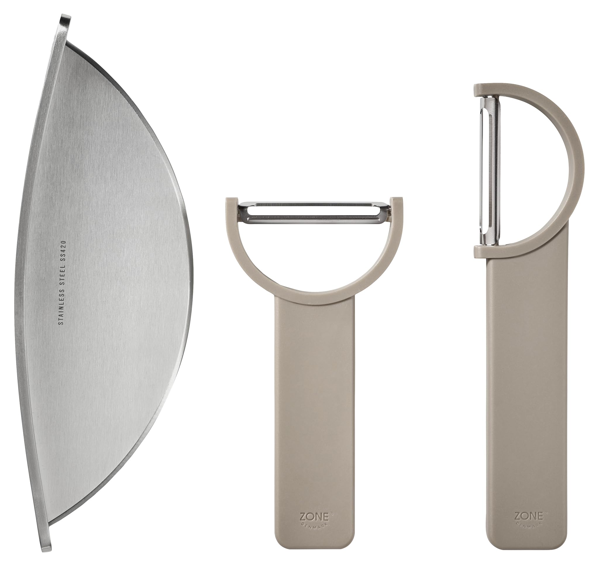 Zone Denmark Singles Schnittset 3-teilig Soft Taupe