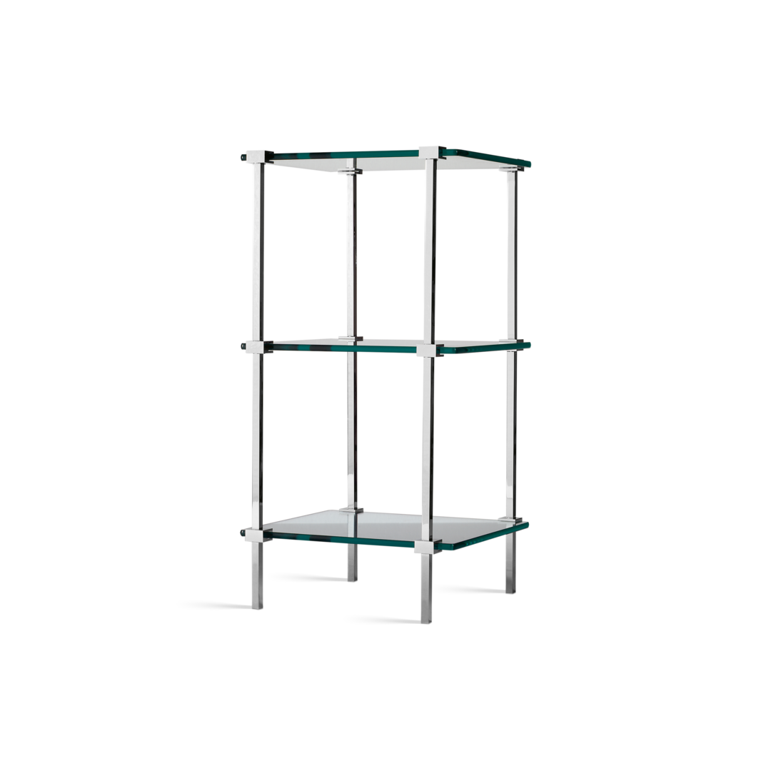Decor Walther Classic T 11 Standregal Klarglas Chrom 2-bödig