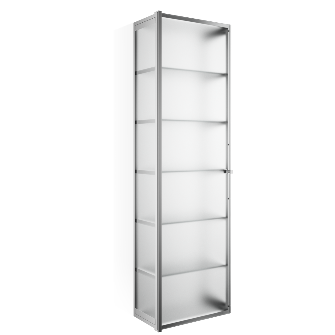 Decor Walther Classic S 4 Glasschrank Wand Chrom 120 cm