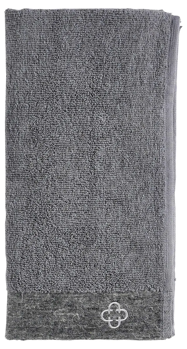 Zone Denmark Inu Handtuch 50x100 cm Grau Baumwolle Leinen