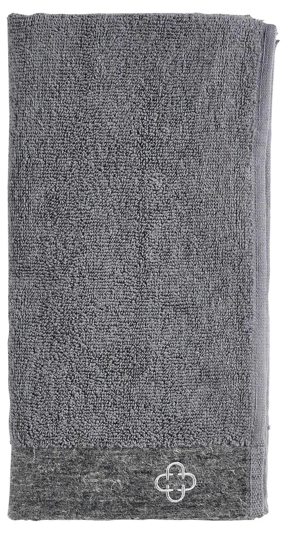 Zone Denmark Inu Handtuch 50x100 cm Grau Baumwolle Leinen
