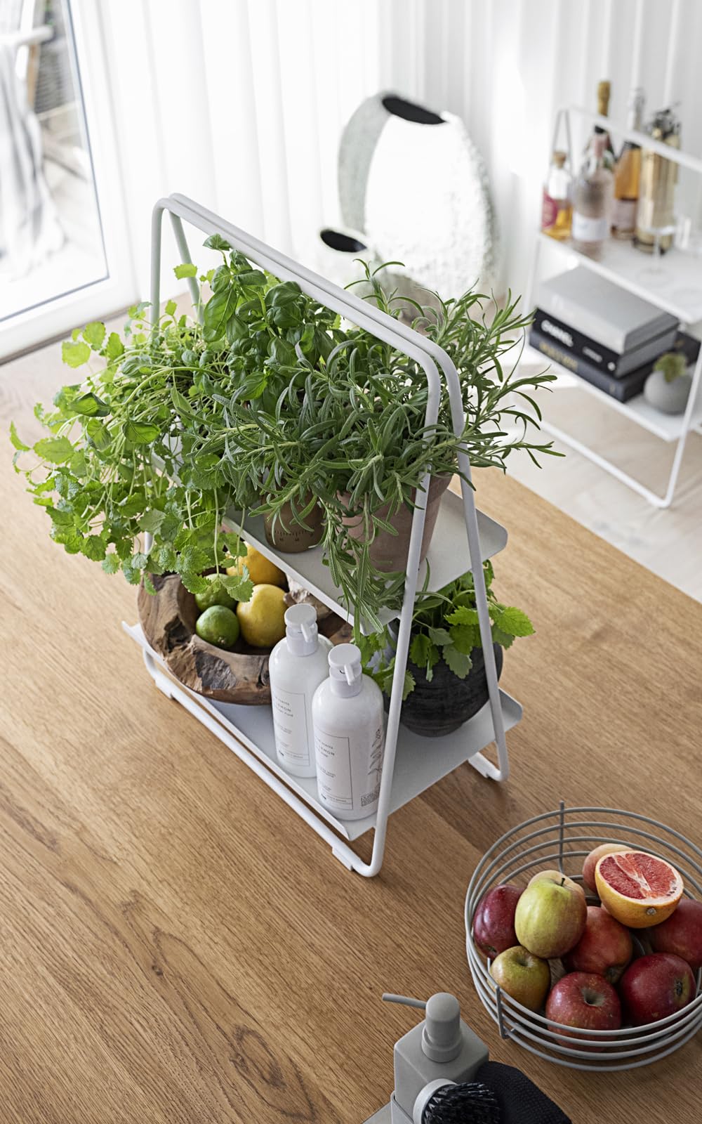 Zone Denmark A-Table Regal Weiß 43x23x58 cm Metall