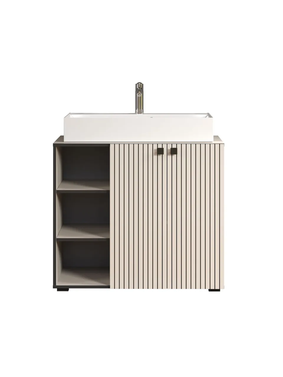 trendteam PureBliss Waschbeckenunterschrank Cashmere