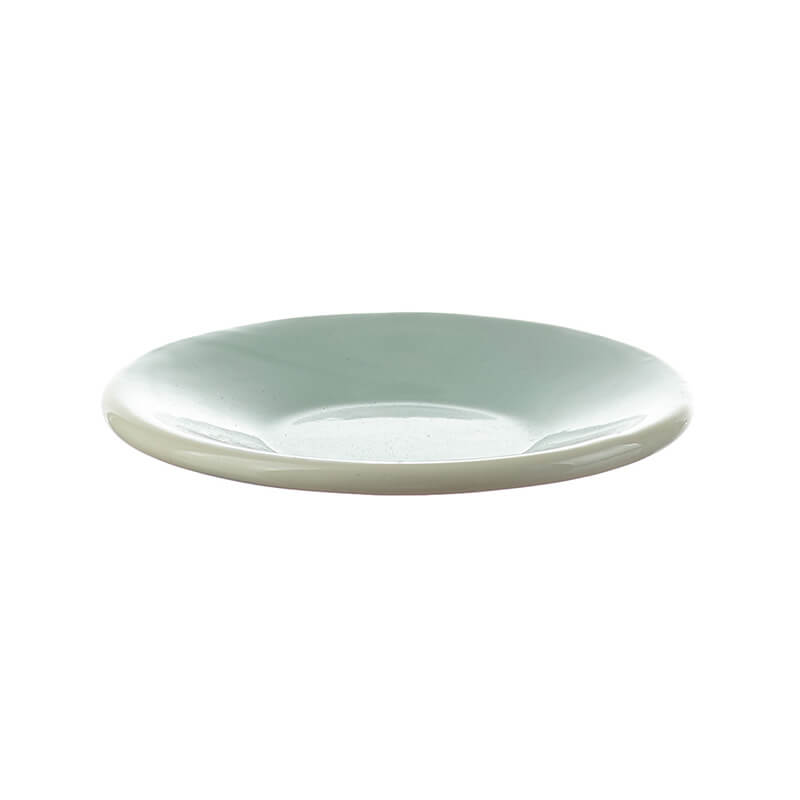 Münder Email Nostalgie Unterteller Espresso pastell/creme 10,5 cm