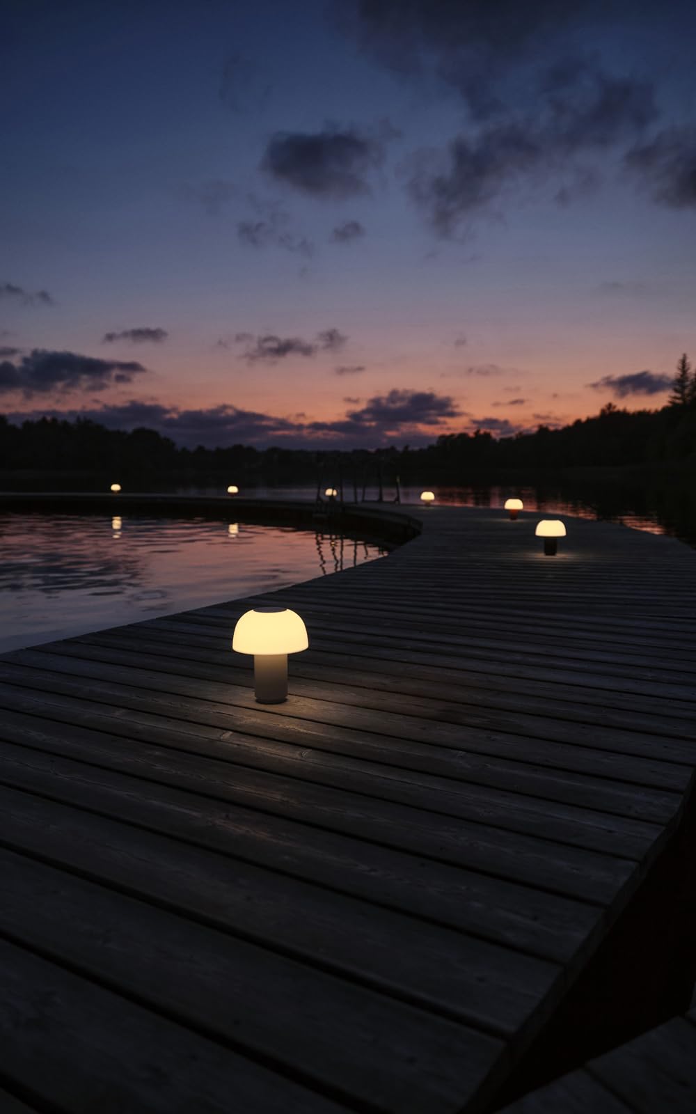 Zone Denmark Harvest Moon Tischlampe LED Warm Grey