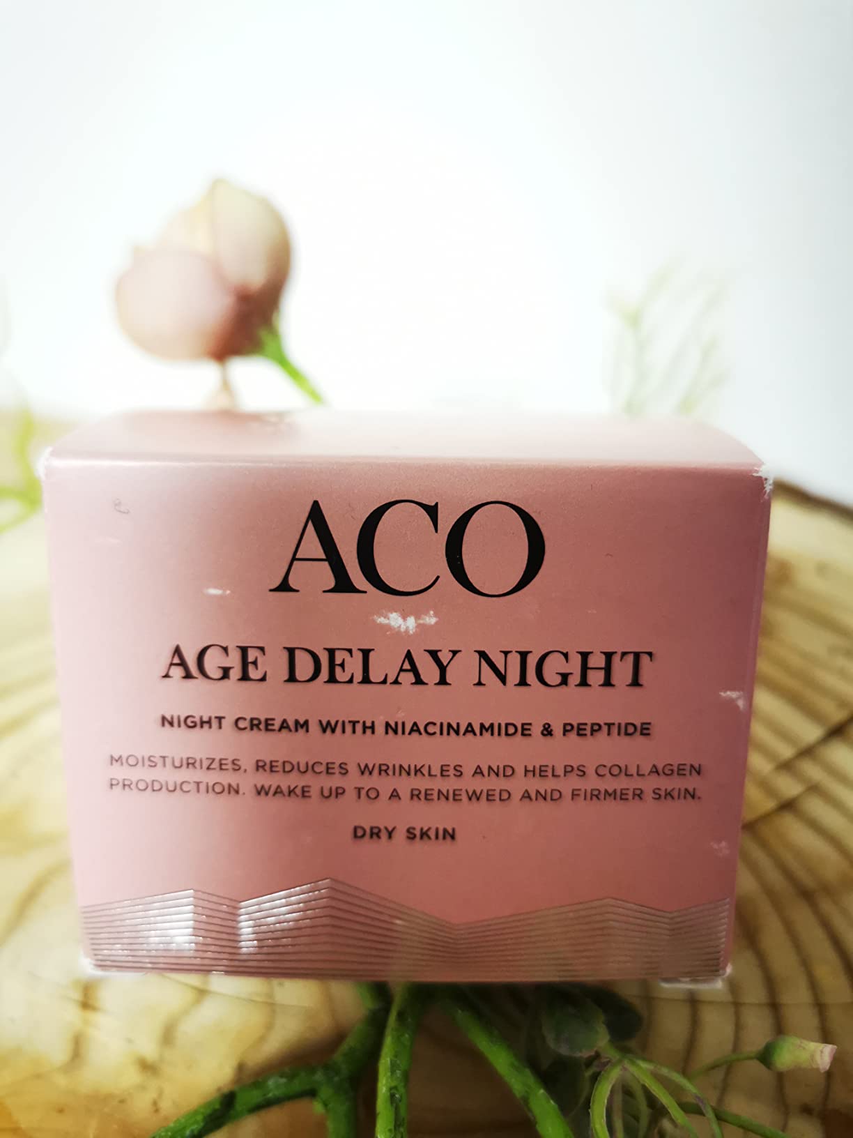 ACO Age Delay Nachtcreme 50 ml Trockene Haut Hyaluron