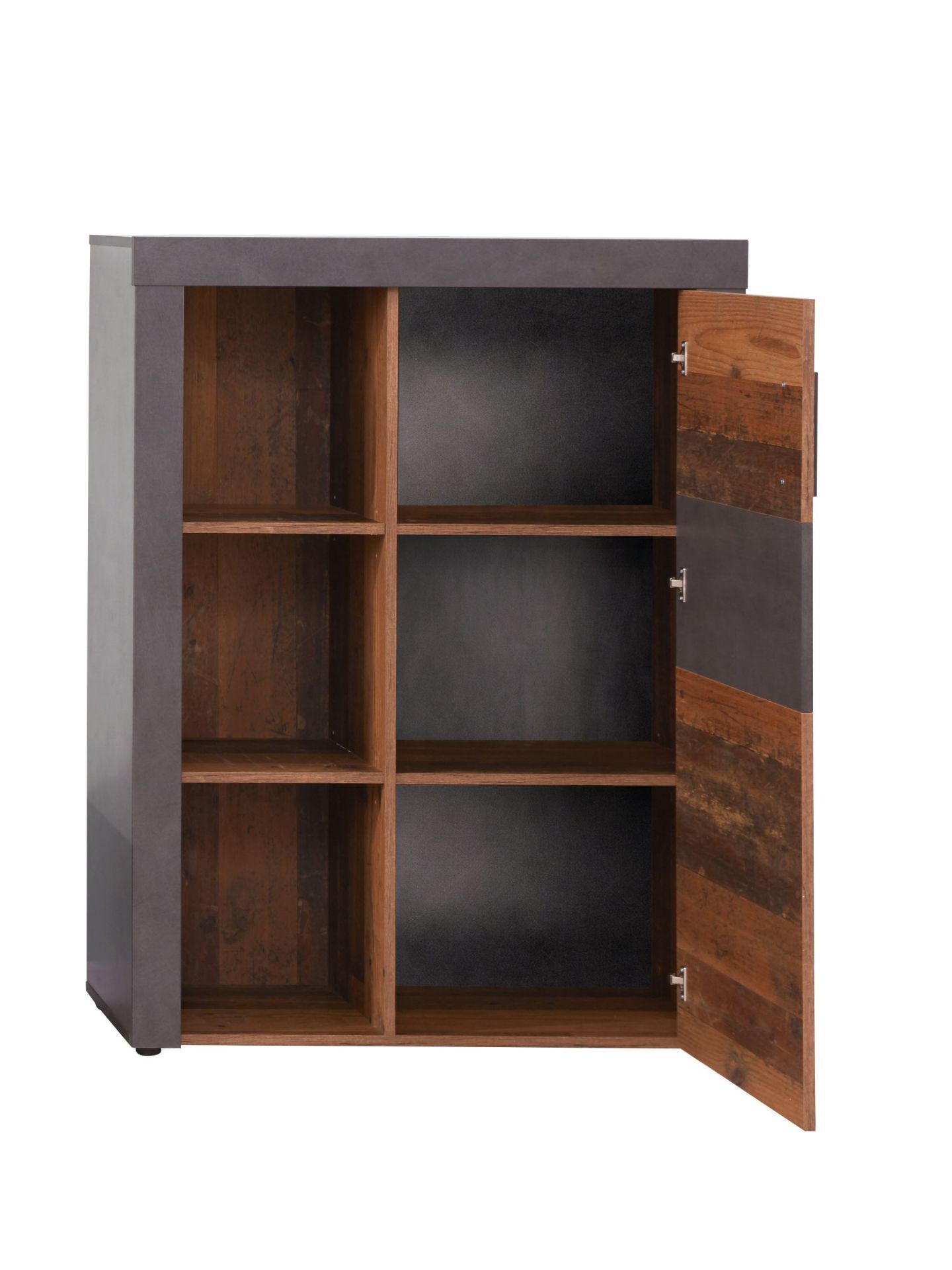trendteam Indy Standschrank graphit Old Wood