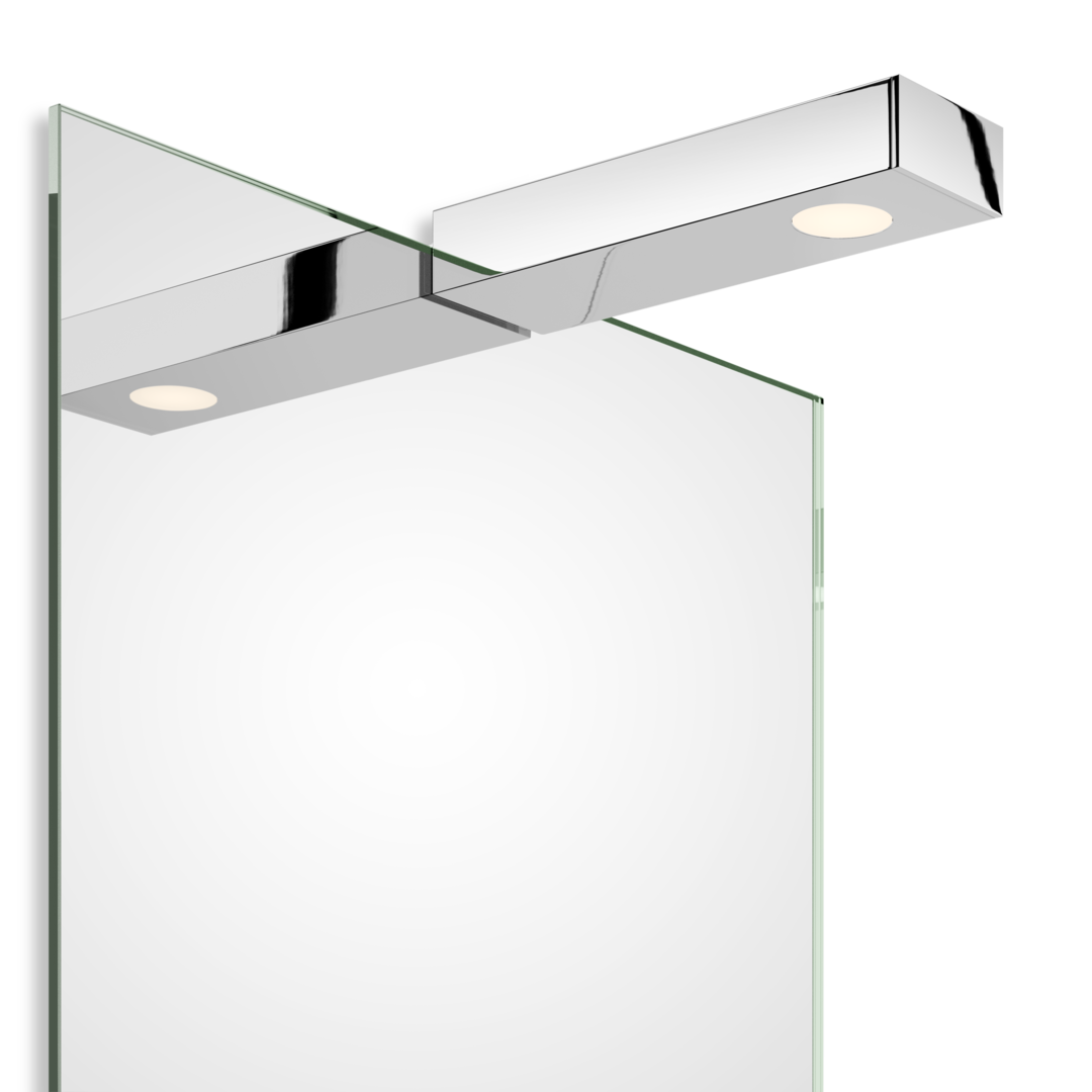 Decor Walther Bar Flat 1 LED Spiegelleuchte Chrom