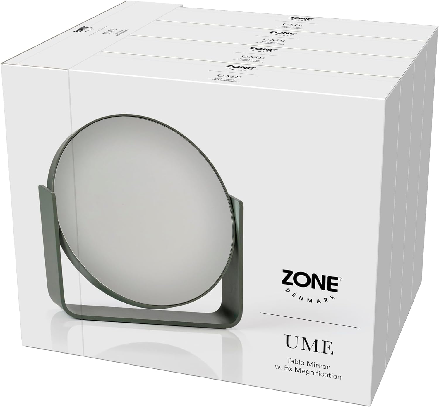 Zone Denmark Ume Tischspiegel 5-fach Olive Green 19 cm