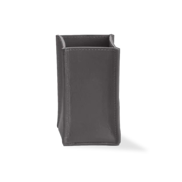 Decor Walther NAPPA KOE Utensilienbehälter Schneeweiß Leder