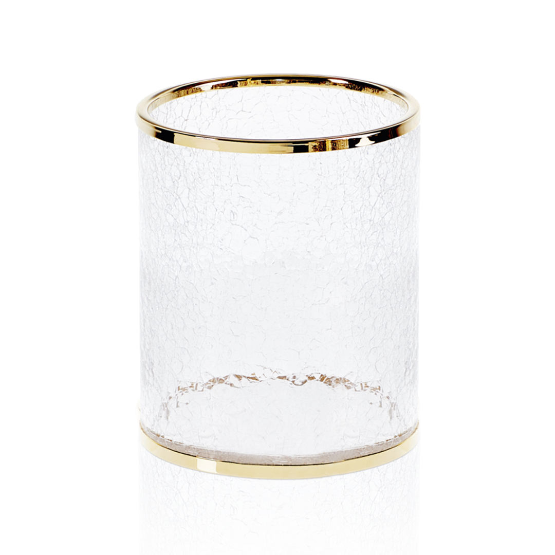 Decor Walther Crack CR AB Kosmetikeimer Chrom Craquelé