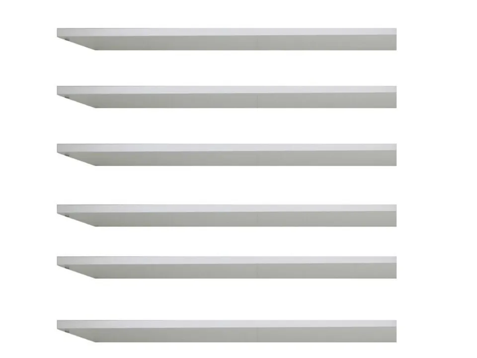 trendteam Brandson Baxter Einlegeböden weiß 5er Set