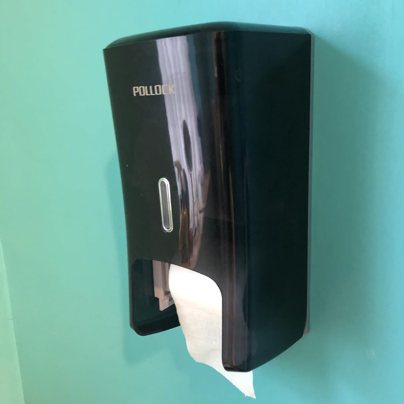 Pollock Toilettenpapierspender 2 Rollen Weiß ohne Bohren
