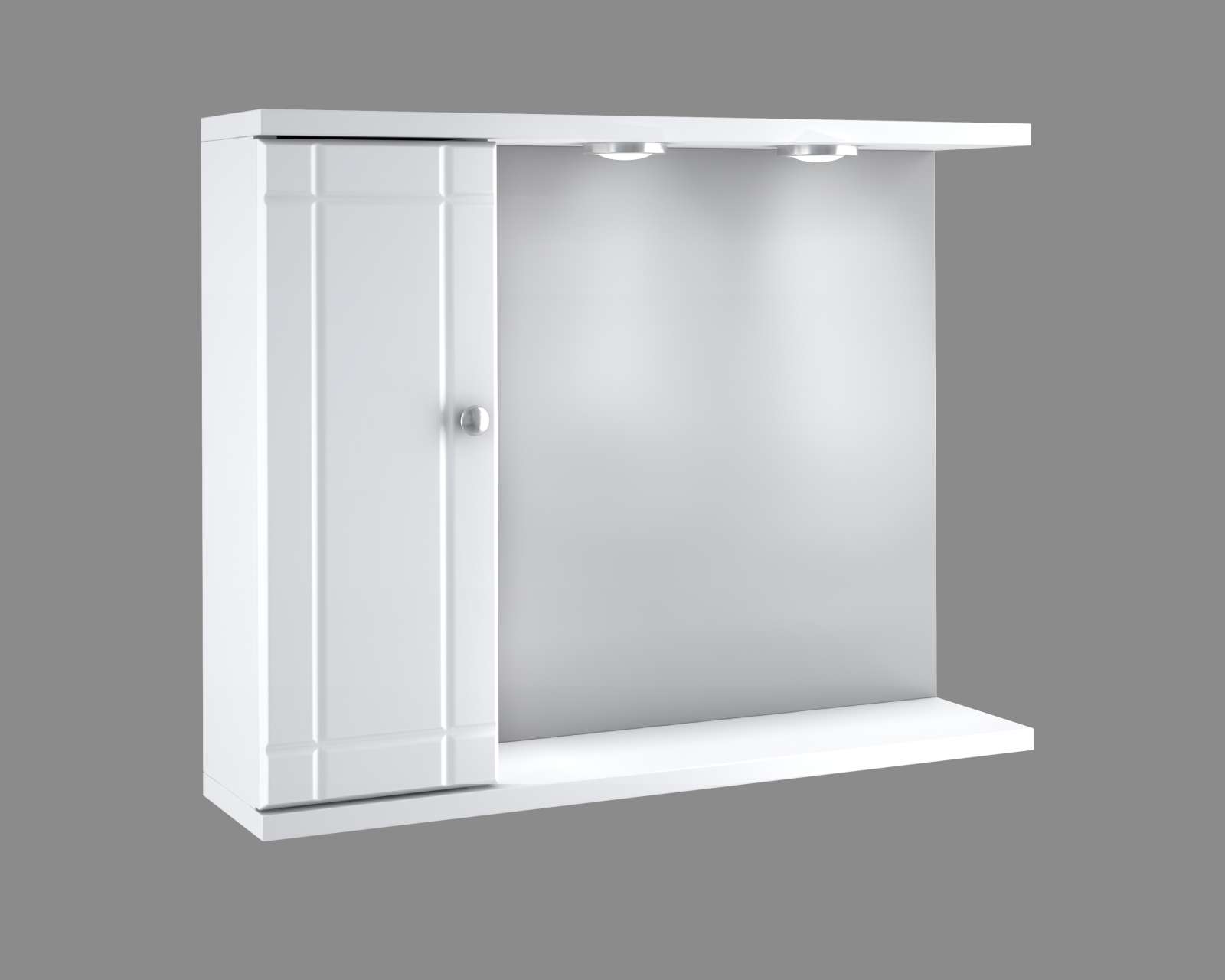 DROP Martinidis Mirrors Spiegelschrank links mit 2 Spots