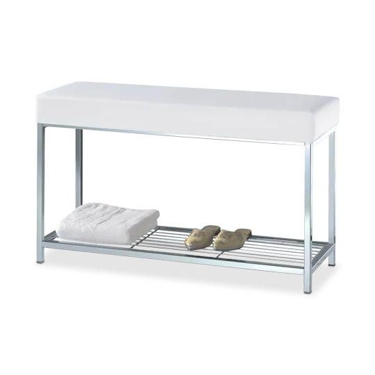 Decor Walther Classic DW 67 Sitzbank Chrom Weiß