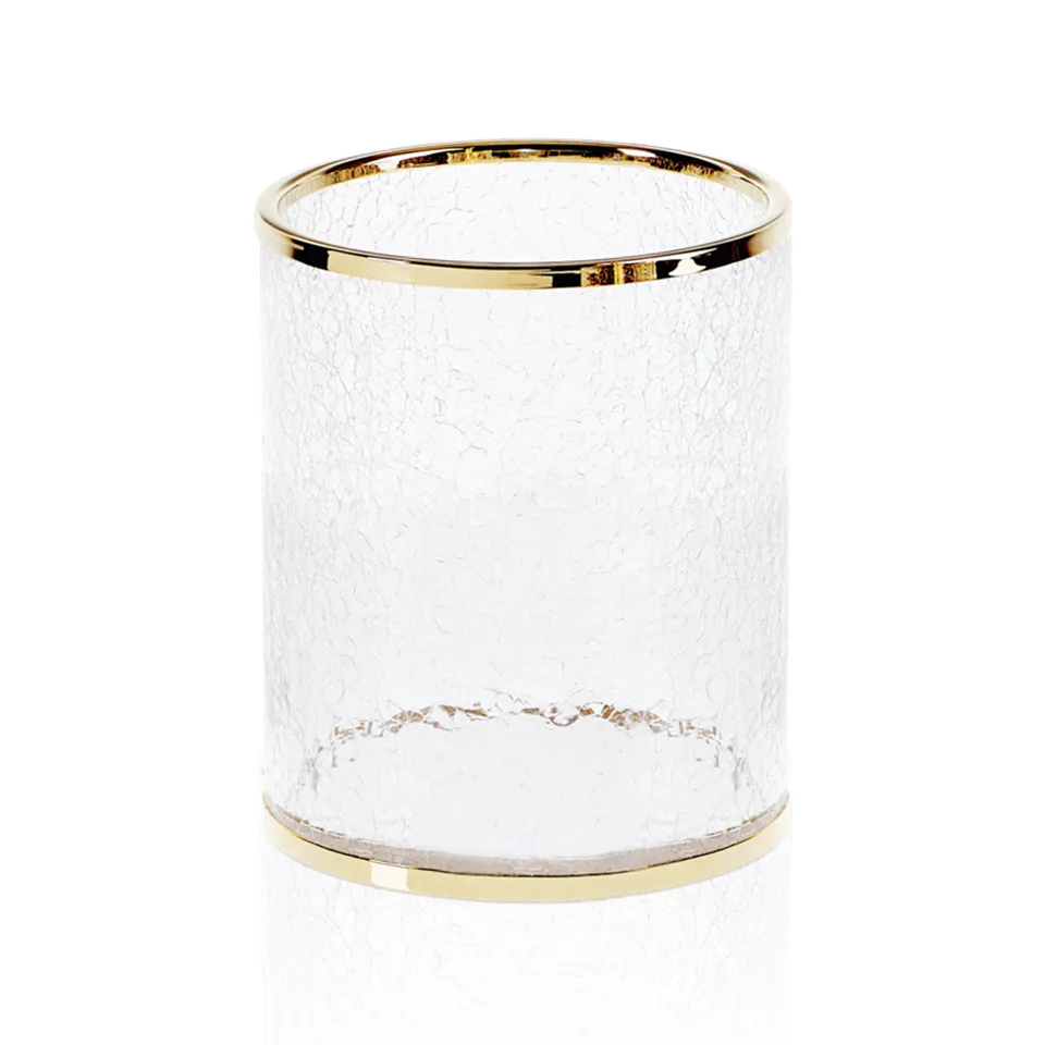 Decor Walther Crack CR AB Kosmetikeimer Chrom Craquelé