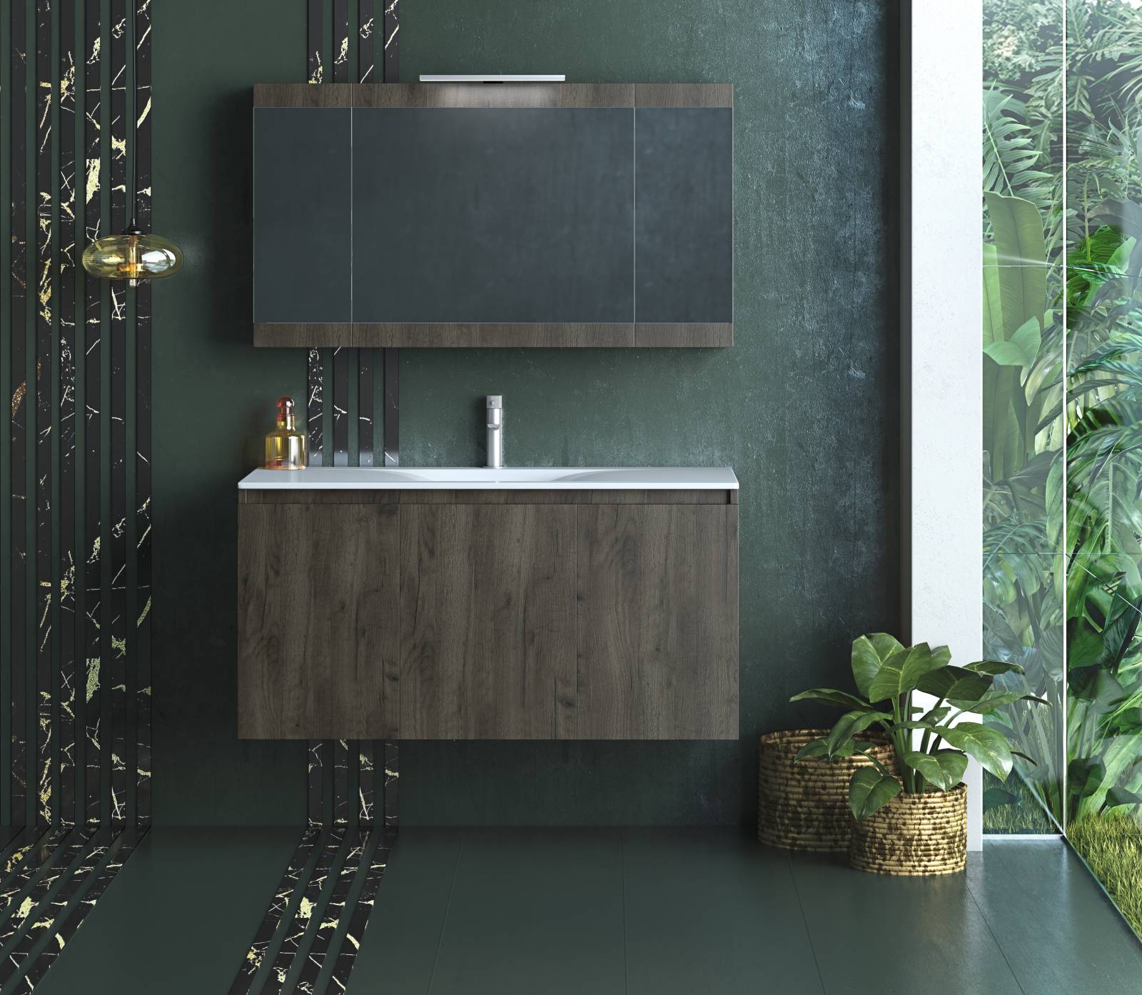 DROP Martinidis Magnolia S Waschtisch 90 Walnut