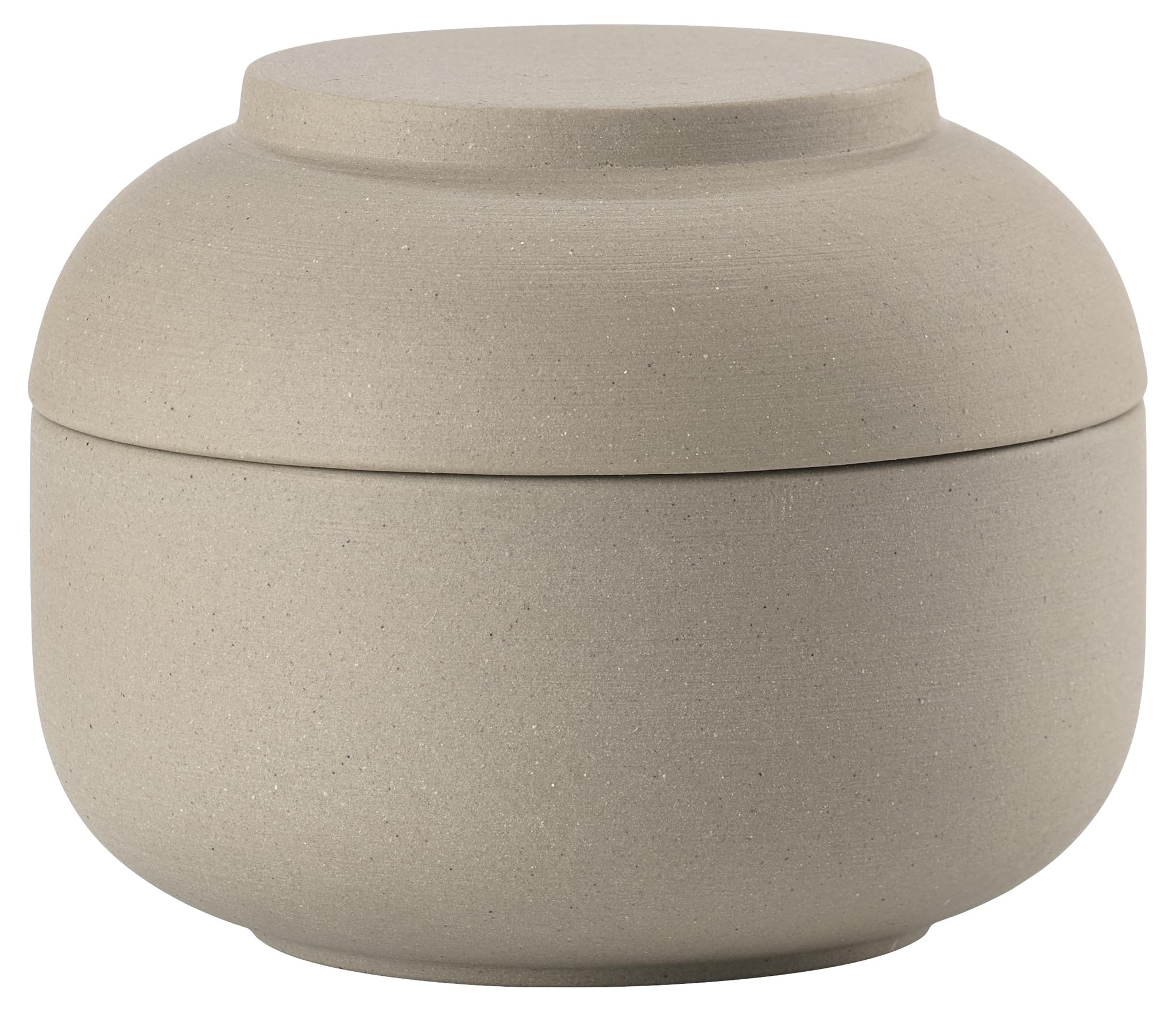 Zone Denmark Sensu Keramikdose Deckel Taupe Ø10cm 7,5cm
