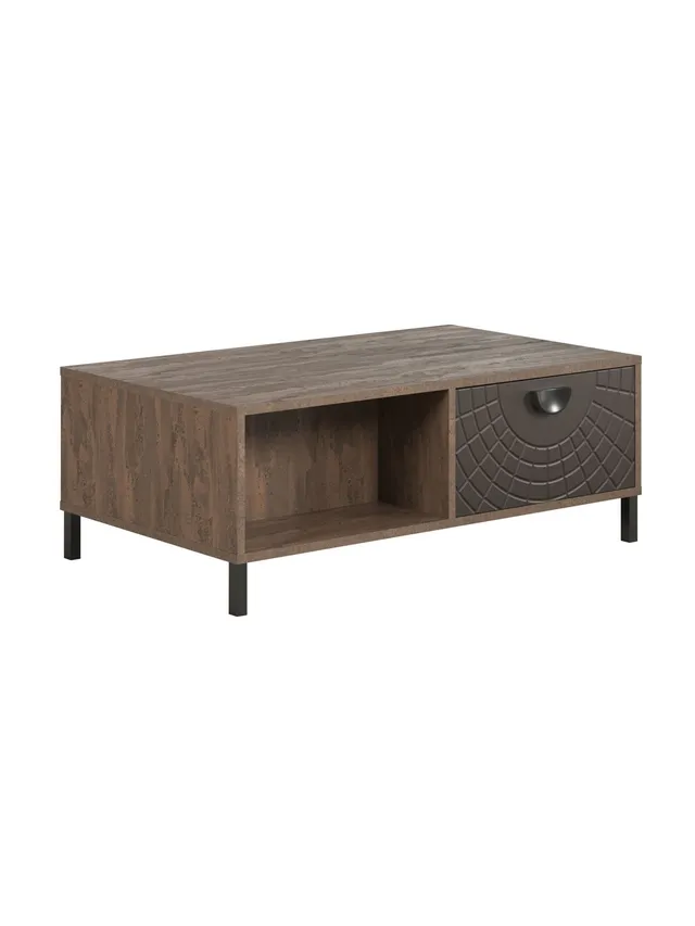 trendteam Fusion Couchtisch Rostoptik Perlbronze
