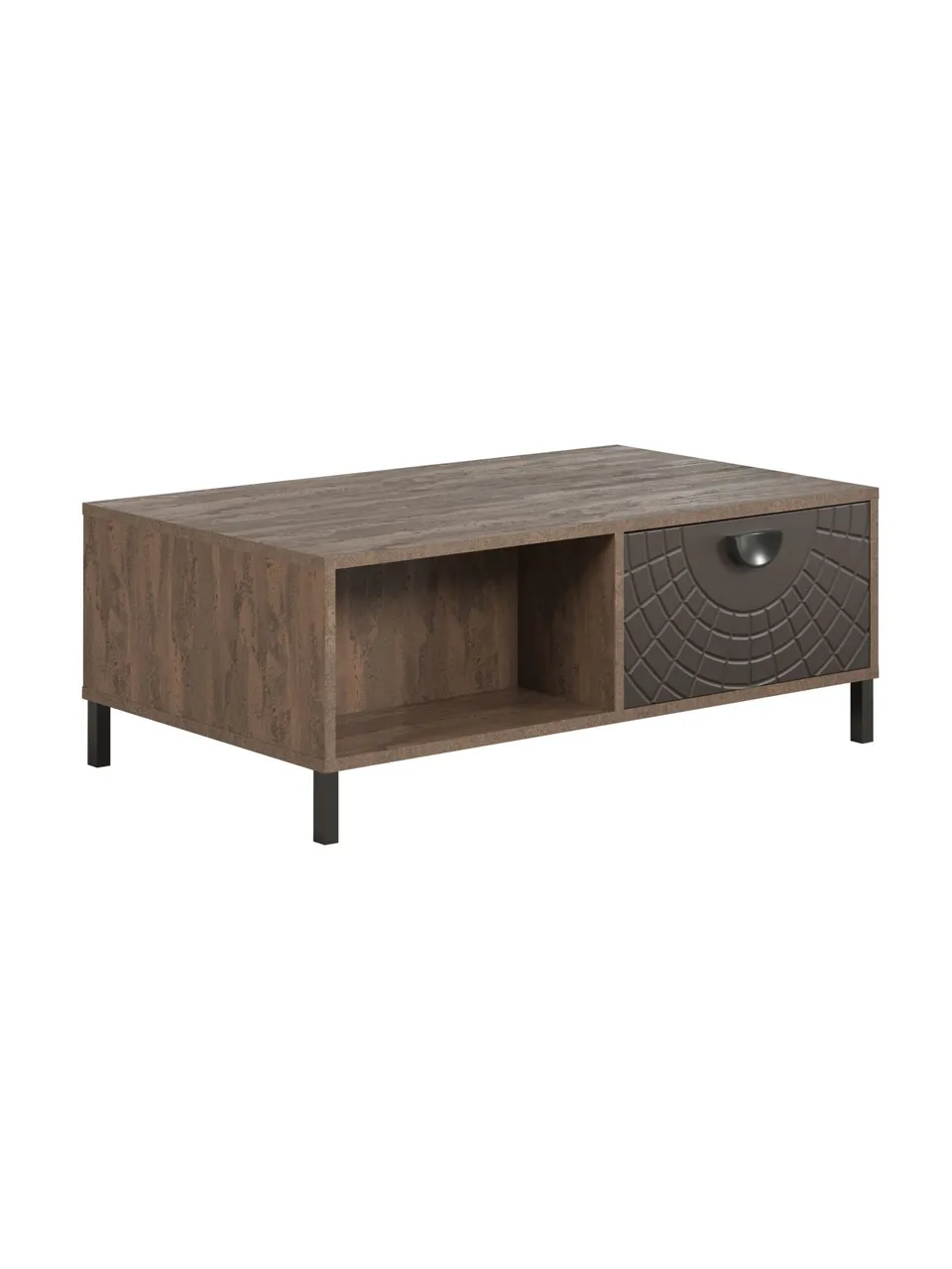 trendteam Fusion Couchtisch Rostoptik Perlbronze