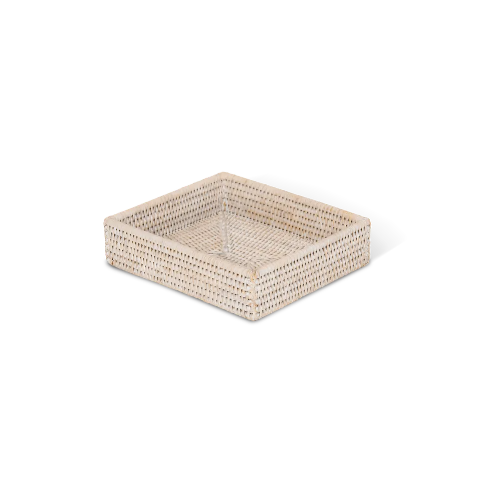 Decor Walther Basket TAB 1 Tablett Rattan Dunkel
