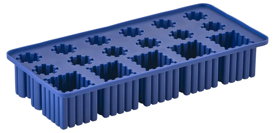 Zone Denmark Singles Eiswürfelform Silikon Indigo Blue