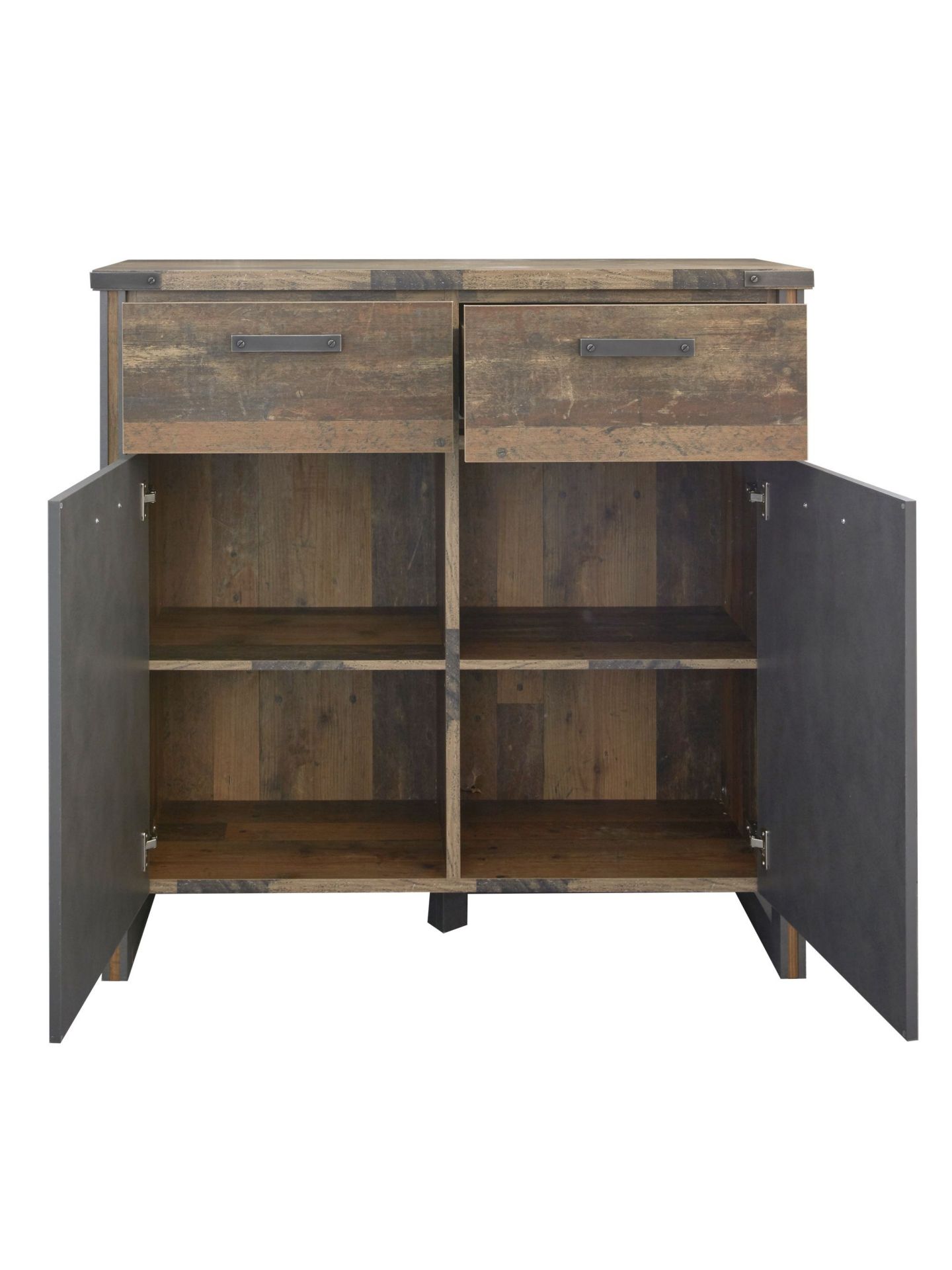 trendteam Prime Kommode 2TR 2SK Old Wood Matera