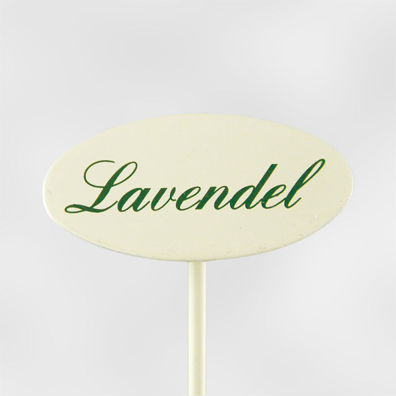 Münder Email Kräuterstecker Indoor 20 cm Basilikum creme