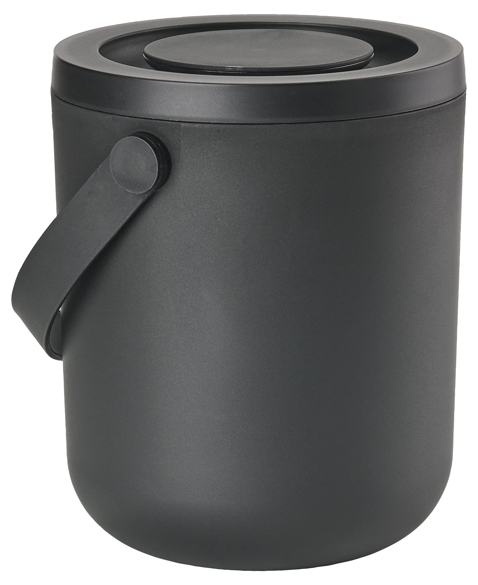 Zone Denmark Circular Biomülleimer Schwarz 3 Liter Deckel