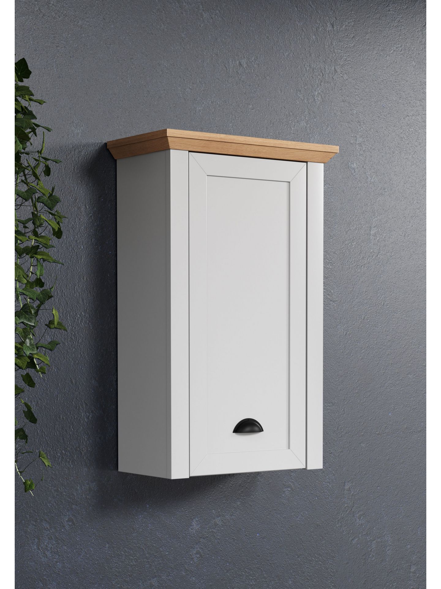 trendteam Landside Hängeschrank Lichtgrau Artisan Oak