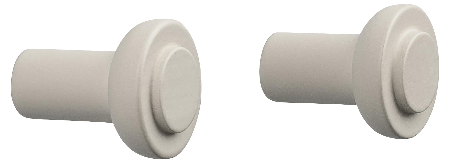 Zone Denmark Sensu Wandhaken Birkenholz Schwarz Ø 2,5 cm 2 Stück