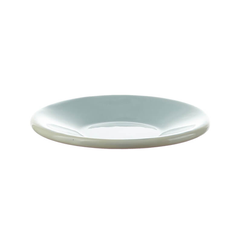 Münder Email Nostalgie Unterteller Espresso pastell/creme 10,5 cm