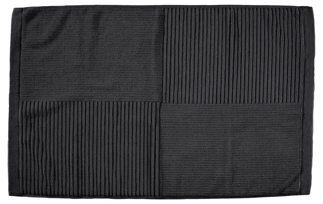 Zone Denmark Classic Badematte 50x80 Schwarz Baumwolle