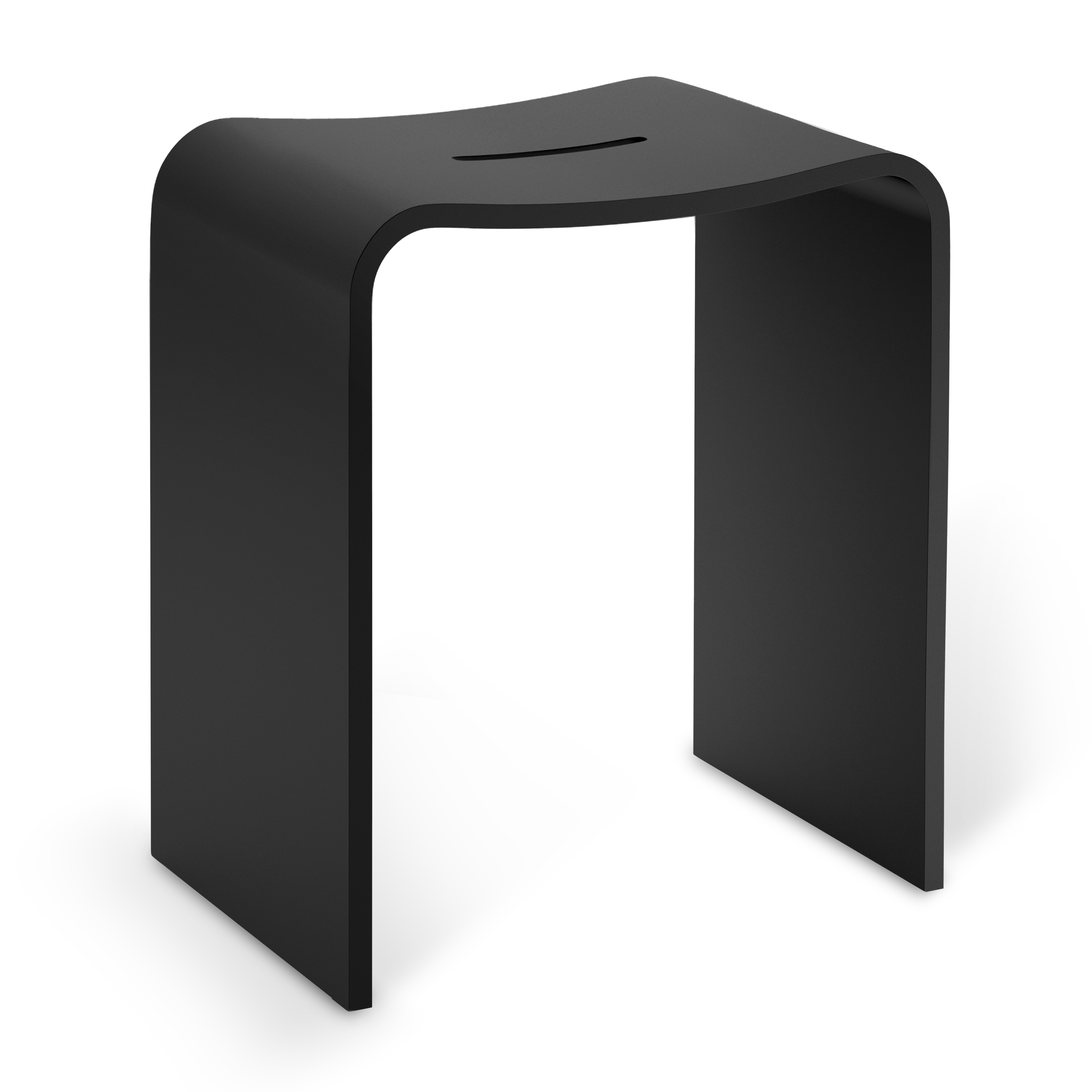 Decor Walther Stone Stool Badhocker Weiß Matt 40 cm