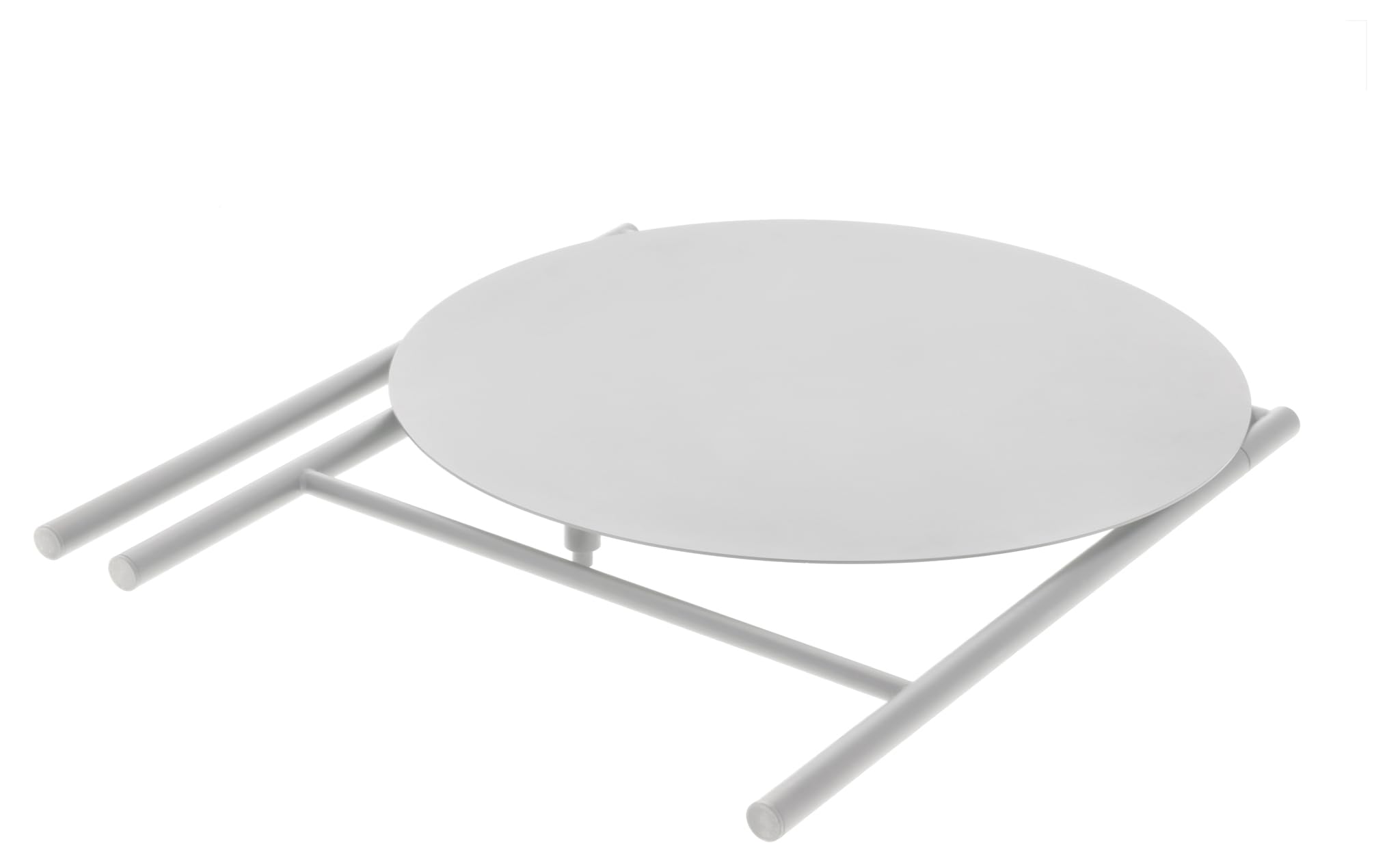Zone Denmark Disc Tisch Ø 70 cm Soft Grey klappbar