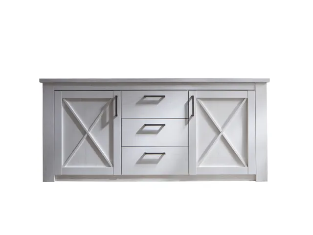 trendteam Georgia Sideboard Pinie Weiß Struktur