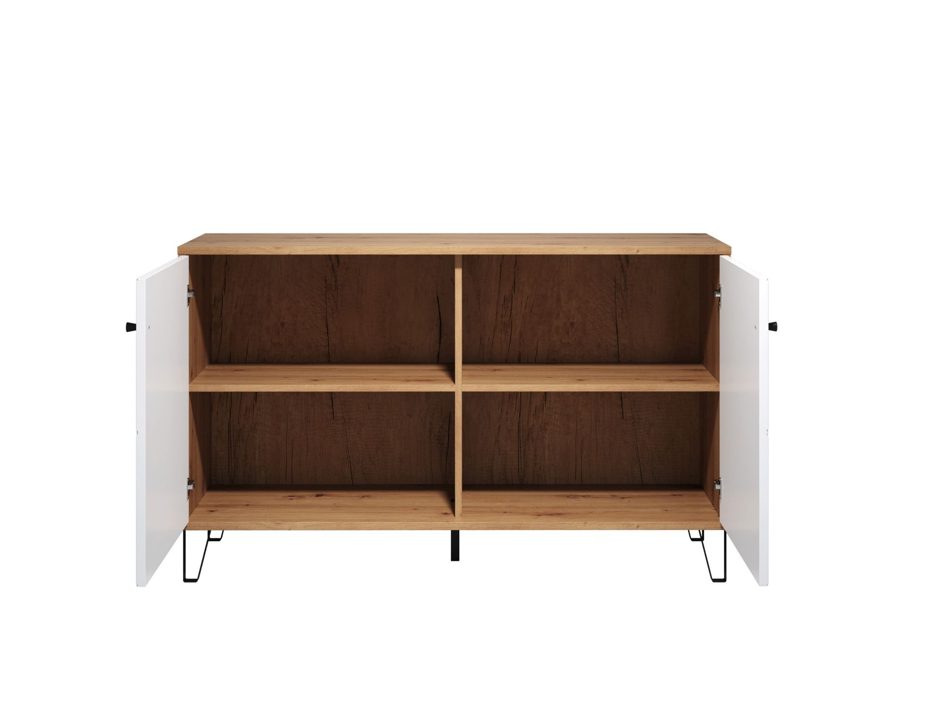 trendteam Touch Sideboard Artisan Eiche Weiß Matt