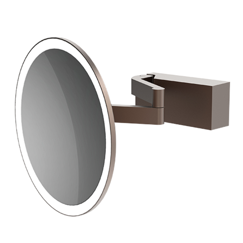 Decor Walther Vision Wandkosmetikspiegel Chrom Rund LED 5fach