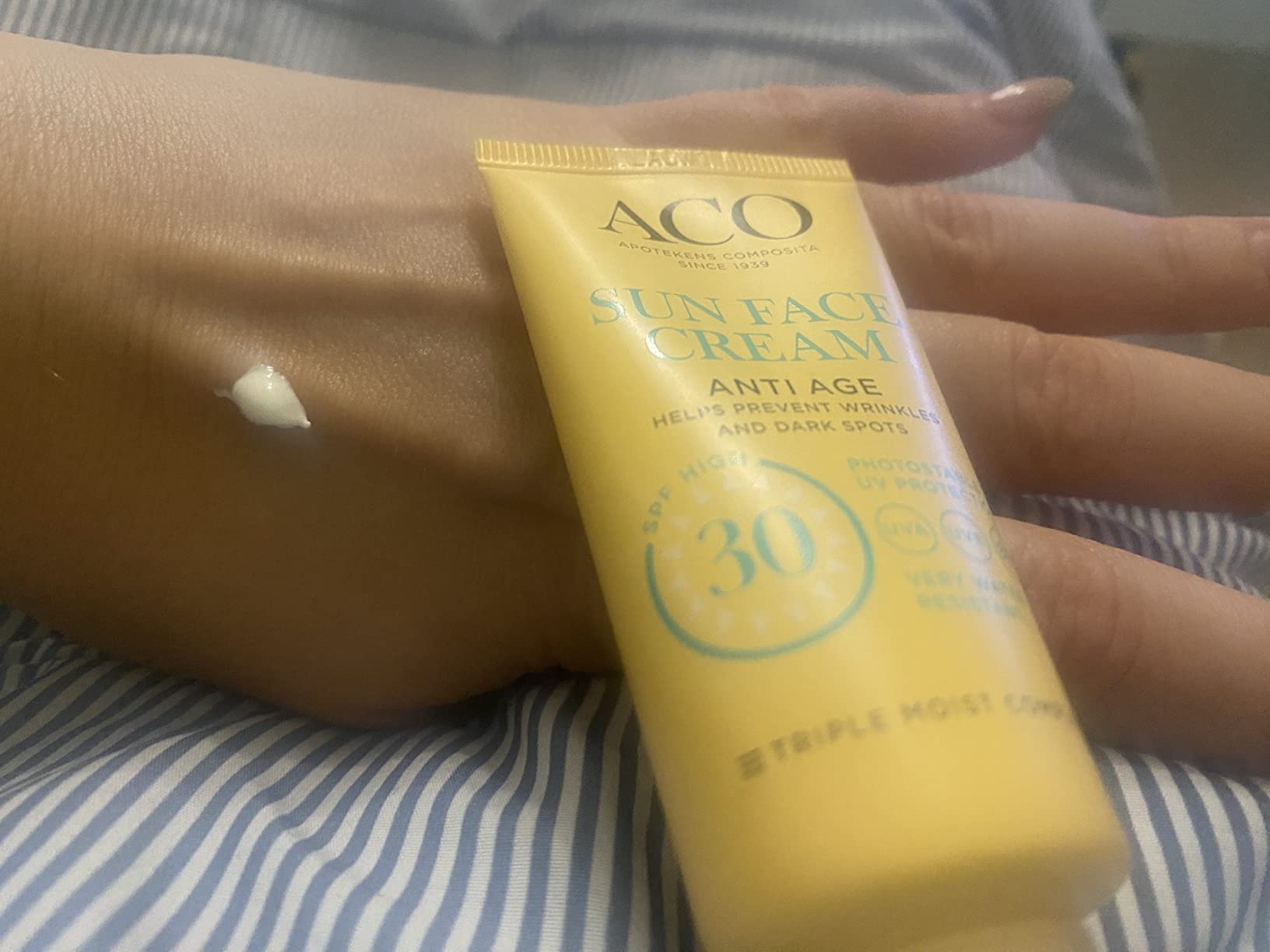 ACO Sun Face Cream Anti Age Sonnencreme LSF 30 40 ml matt
